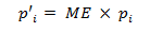 the figure is the formula to calculate the adjusted probability of selection