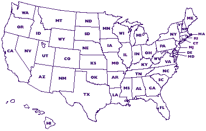 Definitions Page - US Map