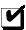 sample check box with check mark
